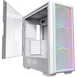 Montech  boîtier midi tower Blanc | 2x USB-A | 1x USB-C | RGB | Window