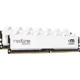 Mushkin Redline module de mémoire 32 Go 2 x 16 Go DDR4 2800 MHz, Mémoire vive Blanc, 32 Go, 2 x 16 Go, DDR4, 2800 MHz, 288-pin DIMM, Blanc