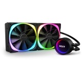 NZXT RL-KRX63-R1 système de refroidissement d’ordinateur Processeur Refroidisseur de liquide tout-en-un 14 cm Noir, Watercooling Noir, Refroidisseur de liquide tout-en-un, 14 cm, 91,19 cfm, Noir