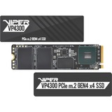 Patriot VP4300 M.2 2000 Go PCI Express 4.0 SSD Noir, 2000 Go, M.2, 7400 Mo/s