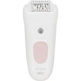 Procter & Gamble Silk-épil 5 5-000 28 pince(s) Rose, Blanc, Appareil à épiler Blanc/Rose, Rose, Blanc, 28 pince(s), MicroGrip, 0,5 mm, Batterie, Batterie intégré
