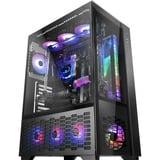 RAIJINTEK PAEAN PREMIUM boîtier midi tower Noir | 2x USB-A | 1x USB-C | Verre Trempé