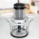 Rommelsbacher Hachoir multifonction MZ 800, Broyeur Acier inoxydable/Noir