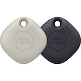 SAMSUNG Galaxy SmartTag, Traceur de localisation Noir/Gris clair, 2 pièces