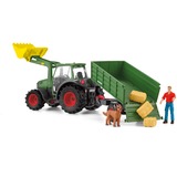 Schleich Farm World - Tracteur avec remorque, Jeu véhicule 42608