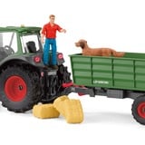Schleich Farm World - Tracteur avec remorque, Jeu véhicule 42608