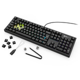 Sharkoon OfficePal KB70W Silent RGB clavier Noir, Layout DE (QWERTZ), 100%