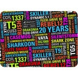 Sharkoon Tapis de souris 20 ans, Tapis de souris gaming Multicolore