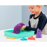 Spin Master Kinetic Sand, Coffret Bac à sable, 454 g de sable violet, bac à sable, 4 moules et outils, jouets sensoriels pour les enfants à partir de 3 ans, Jeu de sable Kinetic Sand , Coffret Bac à sable, 454 g de sable violet, bac à sable, 4 moules et outils, jouets sensoriels pour les enfants à partir de 3 ans, Sable cinétique pour enfants, 3 an(s), Non toxique, Violet