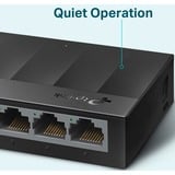TP-Link LS1005G, Switch Noir, Non géré