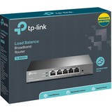 TP-Link TL-R470T+ Routeur connecté Fast Ethernet Noir Bleu, Ethernet WAN, Fast Ethernet, Noir, Vente au détail