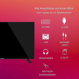 Telefunken  80" TV LED Noir