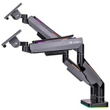 Thermaltake GEA-MSR-DMSBLK-01, Support de moniteur Noir