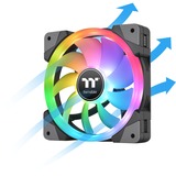 Thermaltake SWAFAN EX12 RGB PC Cooling Fan TT Premium Edition ventilateurs de boîtier 3 pièces, 120 x 120 x 25 mm