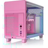 Thermaltake TR100 boîtier mini tower rose fuchsia | 2x USB-A | 1x USB-C