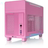 Thermaltake  boîtier mini tower rose fuchsia | 2x USB-A | 1x USB-C