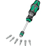 Wera Kraftform Kompakt 26 avec étui, 7 pièces, Set d'embouts de vissage Noir/Vert