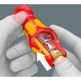 Wera Kraftform Kompakt Turbo i 1 Tool Finder, 16 pièces, Clés mixtes à cliquet Rouge/Jaune