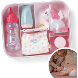 ZAPF Creation BABY born Set Heure du Coucher, Figurine 