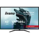 iiyama  G-Master Red Eagle G4380UHSU-B2 42.5" 4K UHD Moniteur gaming  Noir, 2x HDMI, 2x DisplayPort, 6x USB-A, USB-B, 2x USB-C, 144 Hz