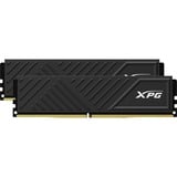 ADATA 16 Go DDR4-3600 (2x 8 Go) mémoire vive Noir, AX4U36008G18I-DTBKD35, XMP 2.0