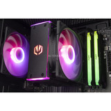 ALTERNATE ALT-HEROE-AMD-001, PC gaming Noir/transparent