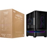 ASUS  boîtier midi tower Noir | 2x USB-A | 1x USB-C | RGB | Window