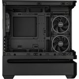 ASUS  boîtier midi tower Noir | 2x USB-A | 1x USB-C | RGB | Window