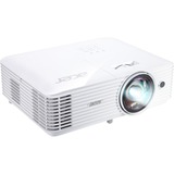 Acer S1286H vidéo-projecteur Projecteur à focale standard 3500 ANSI lumens DLP XGA (1024x768) Blanc, Projecteur DLP Blanc, 3500 ANSI lumens, DLP, XGA (1024x768), 20000:1, 4:3, 812,8 - 7620 mm (32 - 300")