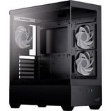 Aerocool P500D-G-BK-v1 boîtier midi tower Noir | 2x USB-A | 1x USB-C | Verre trempé