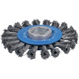 Bosch 2 608 620 731 accessoire pour meuleuse d'angle Roue à rayons, Brosse Roue à rayons, Aluminium, Métal non Ferreux, Tuyau, Profil, Acier, 11,5 cm, Bosch, Bleu, Gris, 0,5 mm