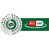 Bosch BOSCH EasyDrill 18V-40 (2x2.0Ah) COFFRE, Perceuse/visseuse Vert/Noir, Perceuse à poignée pistolet, Sans clé, Sans brosse, Noir, Vert, 1,3 cm, 1630 tr/min