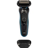 Braun 51-B1000s Rasoir à grille Noir, Bleu Noir/Bleu, Rasoir à grille, Noir, Bleu, Noir, Énergie, AC/Batterie, Lithium-Ion (Li-Ion)