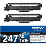 Brother TN-247BKTWIN Cartouche de toner 2 pièce(s) Original Noir 3000 pages, Noir, 2 pièce(s)