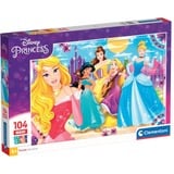 Clementoni Supercolor 104 Pièces Maxi - Princess, Puzzle 4 an(s)