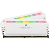 Corsair Dominator CMT32GX4M2E3200C16W module de mémoire 32 Go 2 x 16 Go DDR4 3200 MHz, Mémoire vive Blanc, 32 Go, 2 x 16 Go, DDR4, 3200 MHz, 288-pin DIMM