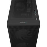 DeepCool CH360 boîtier mini tower Noir | 1x USB-A | 1x USB-C | RGB | Verre Trempé