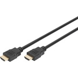 Digitus Câble HDMI High Speed avec Ethernet, type A Noir