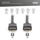 Digitus Câble HDMI High Speed avec Ethernet, type A Noir