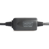 Digitus Câble d'extension USB 2.0 actif, 15 mètres Noir