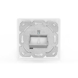 Digitus Plaque frontale + cadre d'encastrement pour multimédia/Keystone, Panneau avant Blanc