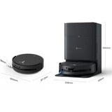 ECOVACS Deebot X9 Pro Omni Noir, Robot aspirateur Noir, Combiné, Noir, Rond, Sac à poussière, 65,7 dB, 0,22 L