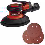 EINHELL Ponceuse excentrique pneumatique TC-PE 150, Ponceuse orbitale Noir/Rouge