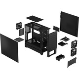 Fractal Design Pop Air Black Solid, Moyenne tour Noir, 2x USB-A 3.2 (5 Gbit/s), 2x Audio