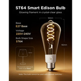 Govee Ampoule Edison intelligente E27 500lm, Lampe à LED 