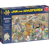 Jumbo 3000 JVH - Gallery of Curiosities, Puzzle Jan van Haasteren 3000 JVH - Gallery of Curiosities, 3000 pièce(s), Bandes dessinées, 12 an(s)