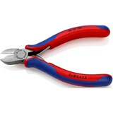 KNIPEX 76 22 125, Tenailles de cran Rouge/Bleu