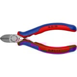 KNIPEX Pince coupante 76 22 125, Tenailles de cran Rouge/Bleu