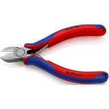 KNIPEX Pince coupante 76 22 125, Tenailles de cran Rouge/Bleu