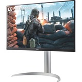 LG 27UP650P-W 27" 4K Ultra HD 27" 4K Ultra HD Moniteur Argent, 1x HDMI, 2x DisplayPort